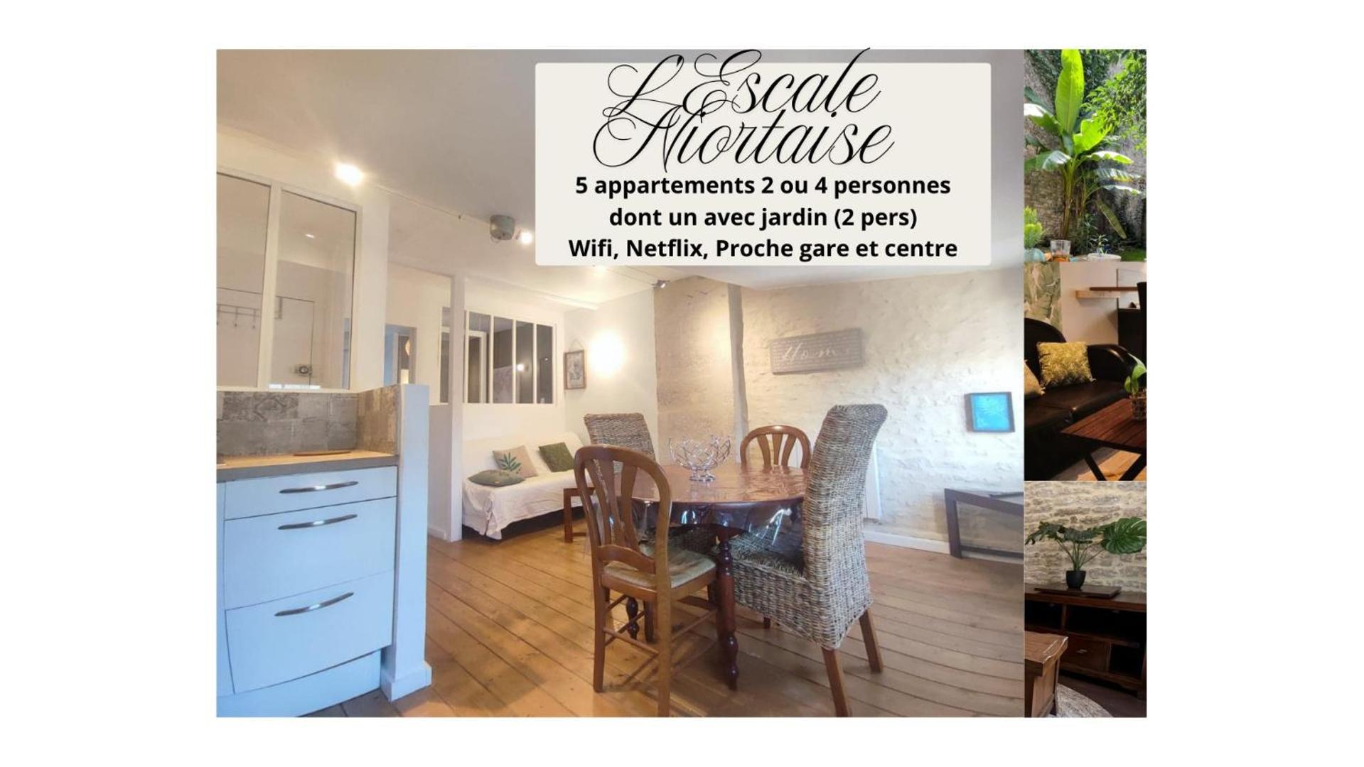 L'Escale Niortaise - Centre-Ville - 10Mn Gare - Wifi - Netflix ภายนอก รูปภาพ