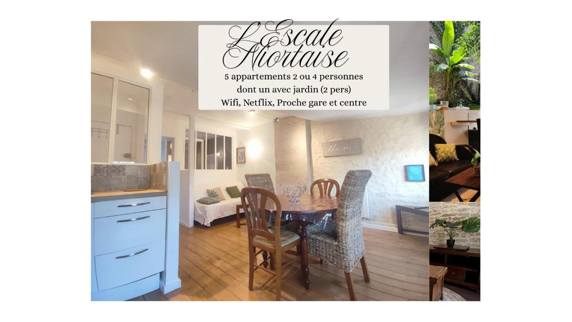 L'Escale Niortaise - Centre-Ville - 10Mn Gare - Wifi - Netflix ภายนอก รูปภาพ